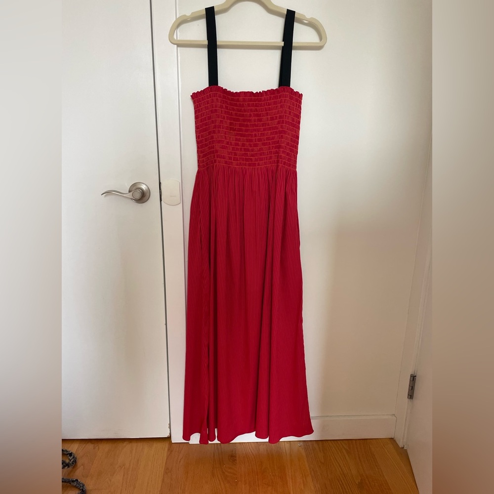 La Ligne NYC red dress with pockets